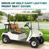 DRIVE UP Golf Cart Diamond Seat Covers, Brown EZGO Seat