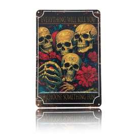 Metal Tin Signs Vintage Decor Funny SarcasmMan Cave Decor Tin Signs Garage Suitable for: bars, homes, bedrooms, garages (HKL-02, 30cm*20cm)