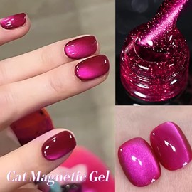 Born Pretty Cat Magnetic Eye Gel Drachenfrucht Glas - UV Nagellack Glas Shiny Effekt Gel Nagellack Manik√ºre und Nagelkunst DIY zu Hause