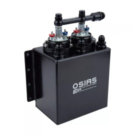 OSIAS 3.8L Dual Fuel Surge Tank Kit with AN10 Fuel Rail  2x 044 Fuel Pump