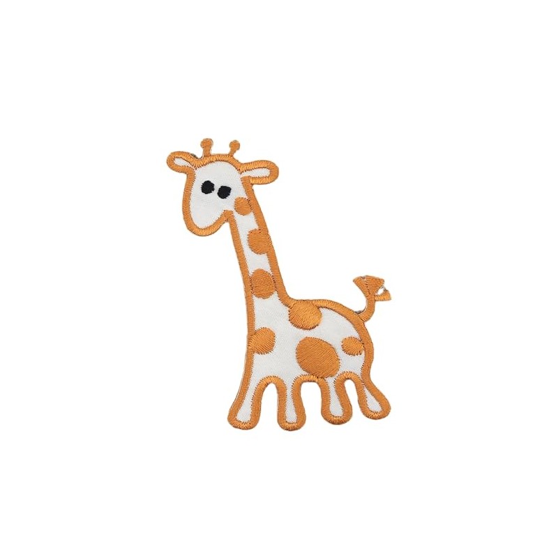 Giraffe Light Brown Iron-On or Sew On Patch Iron-On Patch