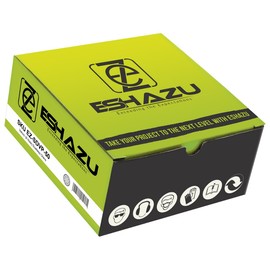 Eshazu 5" Sanding Discs - 150 Grit (50-Pack) - 8-Hole Dustless Hook & Loop Backing - Aluminum Oxide Abrasive for DA Sanders, Automotive Paint & Woodworking (150-Grit)