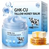 GHK-Cu Copper Peptides Beef Tallow Honey Balm, 60g | Blue