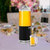 0.8 Gallon Beer Tower Portable Drink Dispenser with Faucet Modern