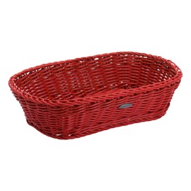 Saleen Multi-Purpose Basket, Suitable for Gastronomy, Rectangular, Plastic Fibre, Dark Brown