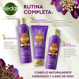 Shampoo Sedal Bioexpert Hidratación Y Control Caída - 370 Ml