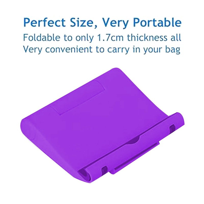 HZZADZXW Cell Phone Stand for Desk, Foldable and Adjustable Multi-Angle