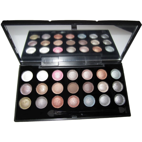 ML Collection 21 Color Eyeshadow Palette (Matte, Satin and Shimmer Colors)
