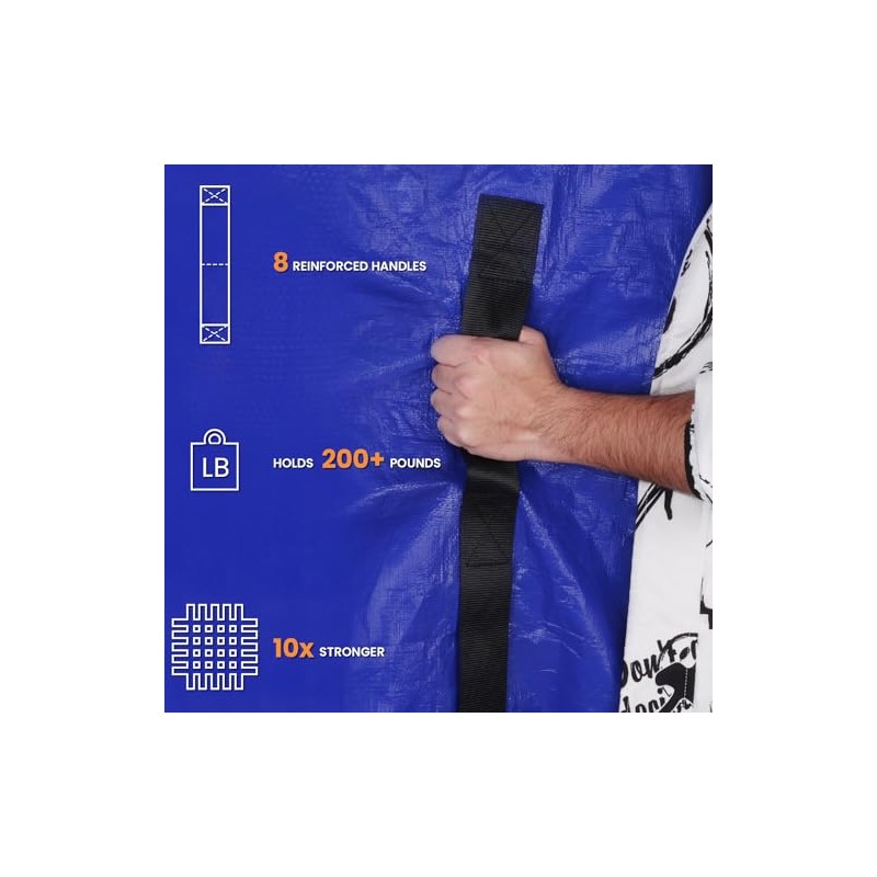 Bolsas de colchón para mudanzas, extra gruesas, impermeables, tamaño Queen