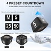 MOSTRUST Rotating Cube Pomodoro Timer 5, 25, 10, 50 Min