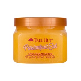 Tree Hut Shea Sugar Exfoliation Care Body Scrub Passion Fruit Sol, 510g, 1 piece / 트리헛 시어 슈가 각질케어 바디스크럽 패션후르츠솔, 510g, 1개