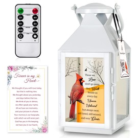 HN HAIINAA Memorial Lantern Sympathy Bereavement Lantern for Loss of Loved One Memorial Gifts for Loss of Mother Father Husband Brother Remembrance Gifts