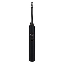 ZYUJIA Sonic Electric Toothbrush with 4 Brush Heads,IPX7 Waterproof 4 Modes Electric Power Toothbrush for Adults,3 Intensity Levels,Sonicare Toothbrush with 2 Minutes Timer,Black