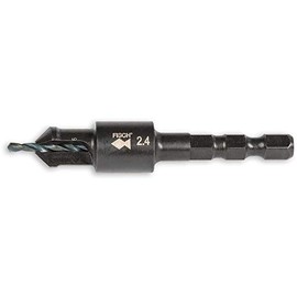 FISCH Hex Drive Countersink - 2.4mm Drill No.6 Screw
