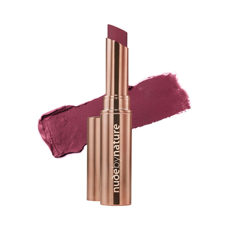 Nude By Nature Creamy Matte Lipstick, 08 Cerise 2.75g