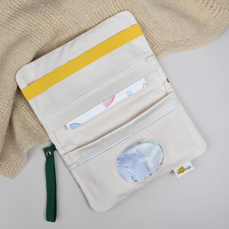 Tiny Blessings Nappy Bag - Extra Strong Closure Strap, Loop