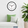 HIPPIH 2 Pack Silent Wall Clock, 10 Inch Non Ticking