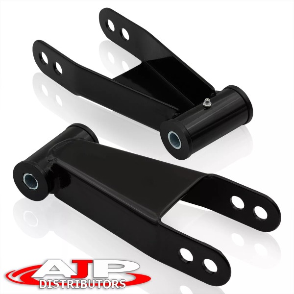 AJP Distributors 1"-2" Drop Kit Adjustable Leveling Lowering Shackles For