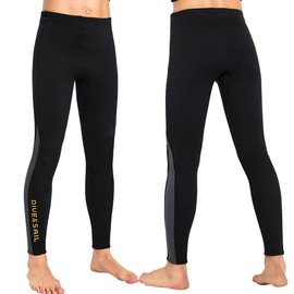 EUPTE 3mm Diving Wetsuit Pants Swimming Pants Leggings for Women Men (2XL, Women)