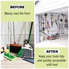 ULIBERMAGNET Magnetic Mop Broom Holder,Heavy Duty Movable Magnetic Broom Holder