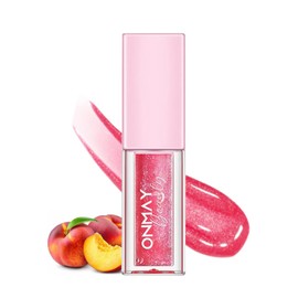 ONMAY Moisturizing Lip Plumper Gloss, Hydrating Lip Glow Oil, Nature Lip Oil, Lip Plumping Gloss Make Lips Fuller and Nourishing (pink me, 5ml)