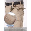 NAVEKULL Men's Flexible Work Pants Stretch Ripstop Utility Cargo Pants