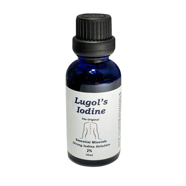 30ml 2% Lugols Iodine Solution with Dropper Insert.