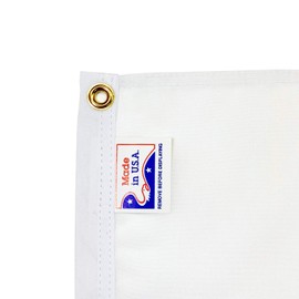 McNamara Irish Coat of Arms Small White Flag - 12"x18" inches