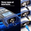 Flylin Fiber Optical Power Meter, Handheld Cable Tester with Visual