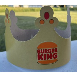 Burger King (5) Burger King Crowns Limited Retro Edition BK Gold Crown Collectible NEW!