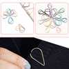 100 Pcs Gold Clips Paperclips Bookmarks Portable Bookmark Marking Clips