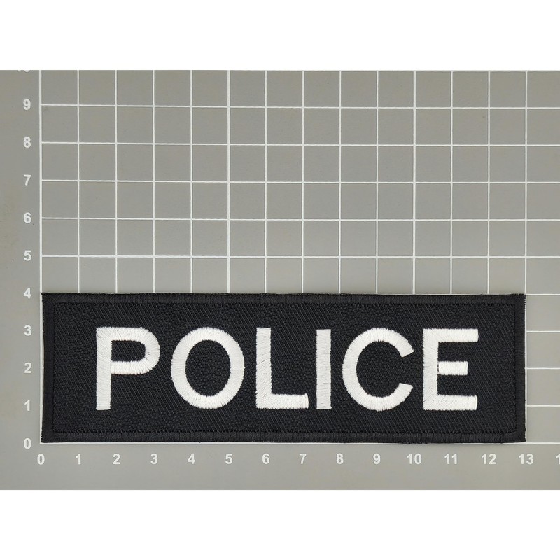 Set of 5 Police Sergeant Badges - High-Quality Iron-On &