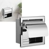 Mirror Surface Toilet Paper Holder Stainless Steel Paper Towel Rack