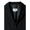 Arbe AS8062-10 Women's Collared Vest Black Formal Cafe Restaurant Waitress