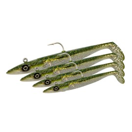 Savage Gear Sandeel V2 – Super Realistic Sandeel Imitation with Lively Kicking Action, Darting Jig Head, Ideal for Predator Fish in Saltwater, Pike, Bass & Zander Pink Pearl Silver 17.5 cm