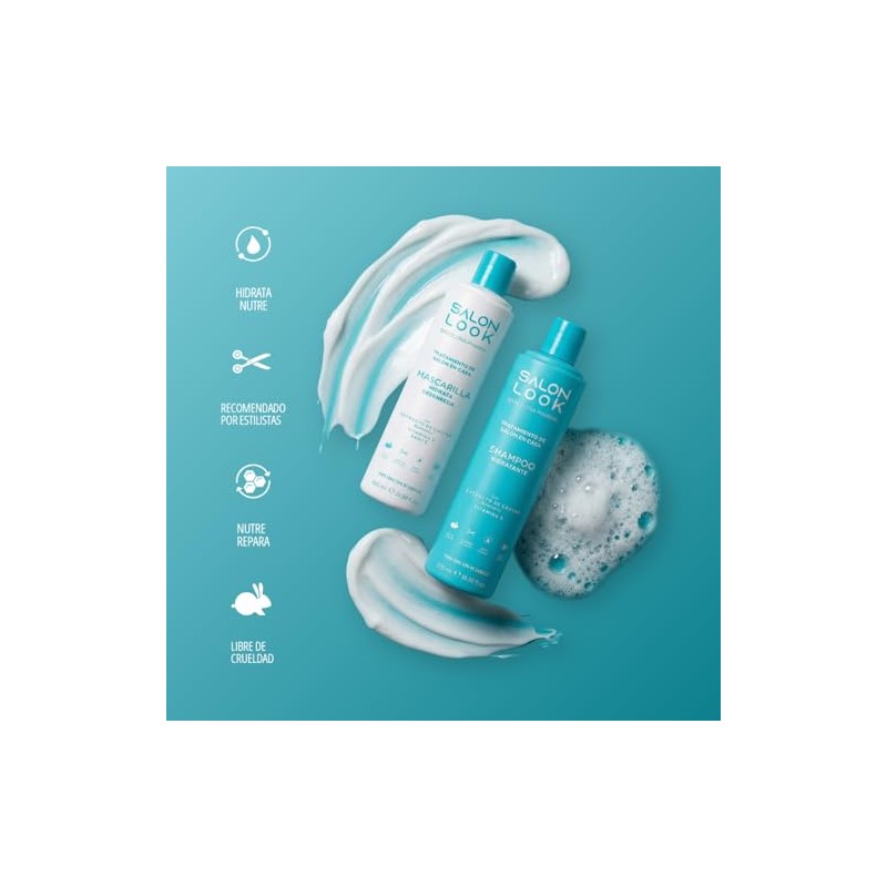 Set de Shampoo y Mascarilla hidratante de cabello | Extracto