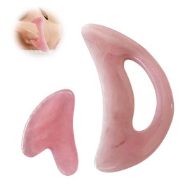 TVETE Cassa Lymphatic Massage, Cassa Plate, Massage Tool, Set of 2, Small Face, Facial Facial, Scalp, Back, Shoulder, Whole Body, Lymphatic Flushing, Meridian Massage, Promotes Blood Circulation, Home