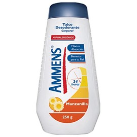 Ammens Manzanilla Talco Corporal, 250g, Pack of 1