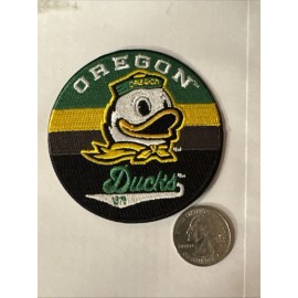UO Oregon Ducks Vintage Embroidered Iron On Patch 3” x 3”