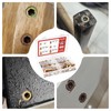 GAGIRA 170PCS Threaded Inserts Nuts Assortment Kit, M4/M5/M6/M8 Threaded Wood