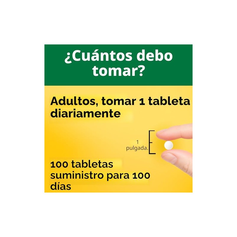Pastillas de zinc de Nature Made, 0.001 onzas, 1277, 100,