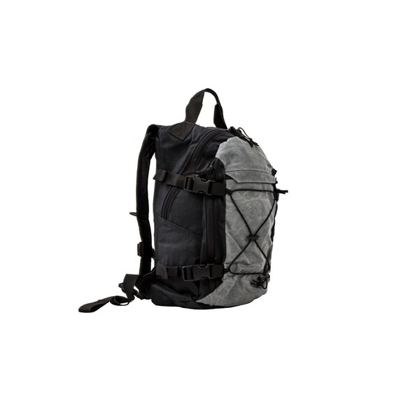 Grey Ghost Gear Throwback Tactical Backpack, Black/Grey