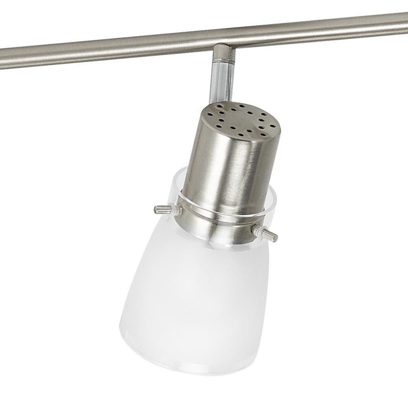 Laite Lumens 69.6” Decorative Track Lighting Kit, Brushed Nickel Finish