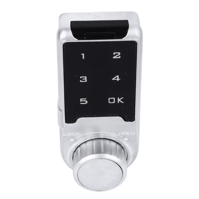 Touch Digital Password Keypad Cabinet Lock 30mm Silver Electronic Anti
