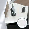 Lanjue 2PCS Desk Cable Wire Grommet, 80mm(3.15inch) White Plastic Desk