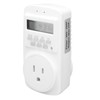 15A Programmable Outlet Timer Socket Automatic Power Off for Home