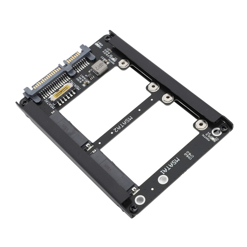 Dual Msata SSD to 2.5inch SATA III Adapter 6Gbps Supports