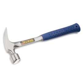 ESTWING Framing Hammer - 22 oz Straight Rip Claw with Smooth Face & Shock Reduction Grip - E3-22SR