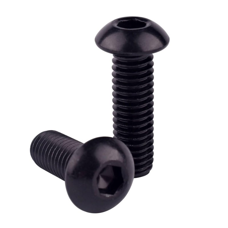 VAMUOEFL 8-32 x 1/2" Button Head Socket Cap Bolts Screws