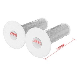 1 Pair Dirt Bike Handlebar Grips 22mm/24mm Motorcycle Grips Handlebar Grips Non-Slip for Pit Dirt Bike Motocross Red